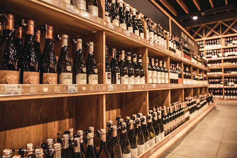 Kasse für Getränkemärkte und Weinhandlung