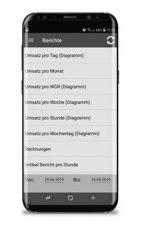 TIPOS Statistik App Gastronomie, Handel, Bäckerei